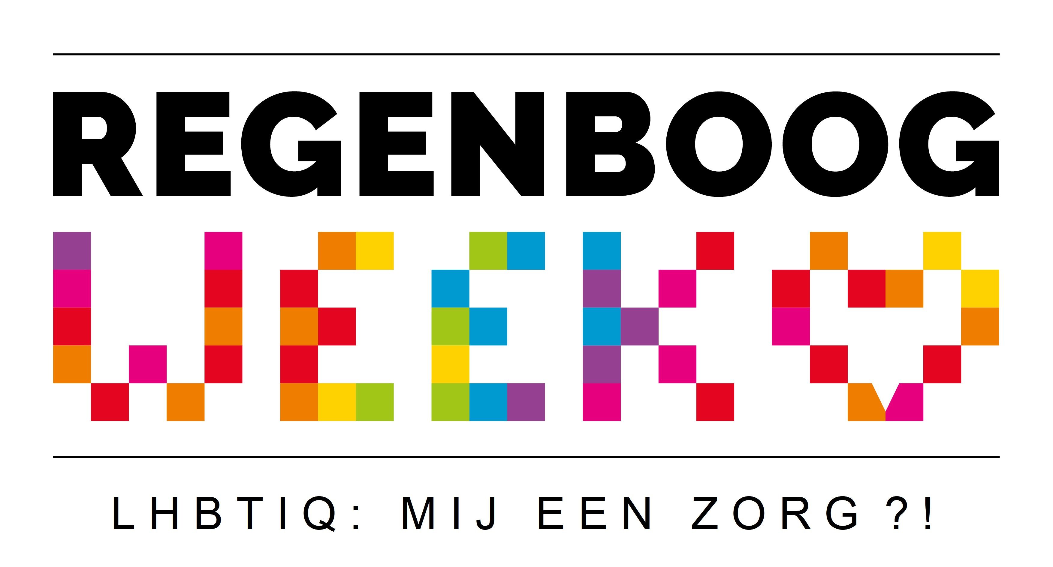 Regenboogweek Logo Zonder Thema Datum