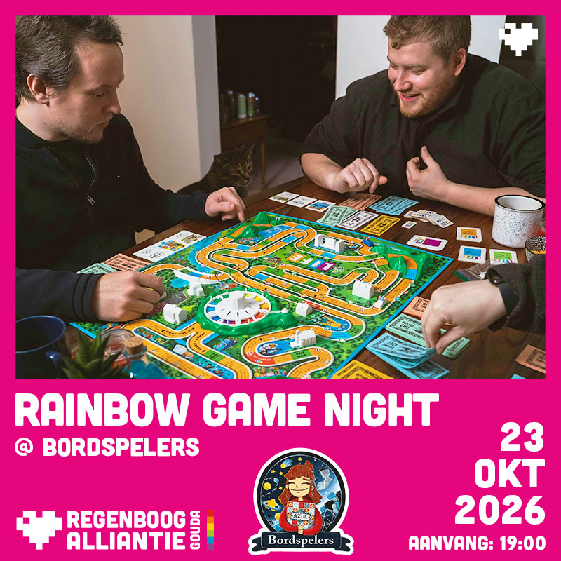 Rainbow Game Night @ Bordspelers regenboog-alliantie-gouda-rainbow-game-night-bordspelers-gouda